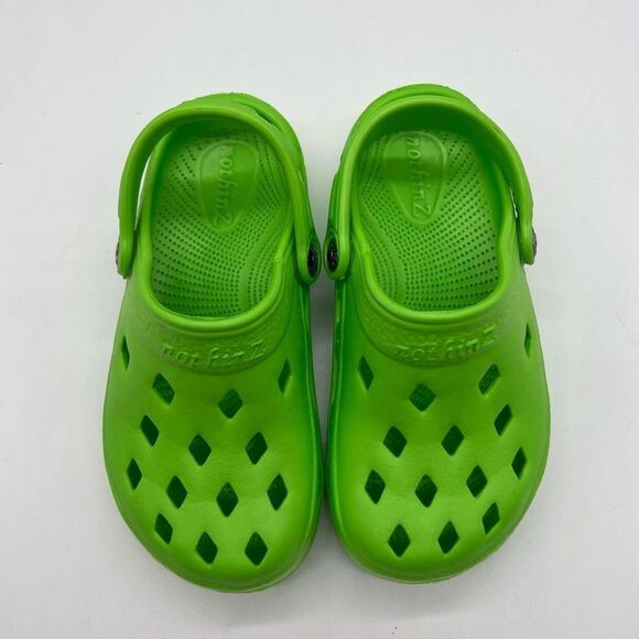 Nothinz Children’s Clog Neon Green C13 - Picture 1 of 6